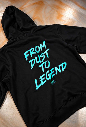 Hoodie work - Turquoise